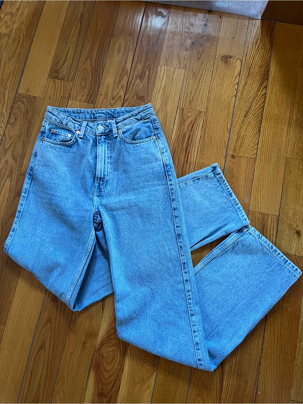 Weekday Light Blue Straight-Leg Women’s Jeans